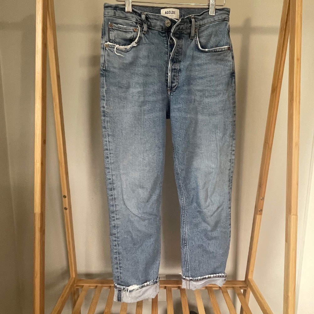 Agolde Riley Straight Cuffed